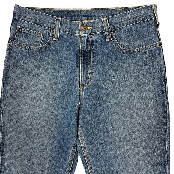 Carhartt Holter Relaxed Fit Jeans 34x34 Straight Denim Workwear Utility 101483 - Picture 4 of 10